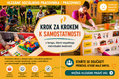 Hledáme sociálního pracovníka/pracovnici do centra denních služeb