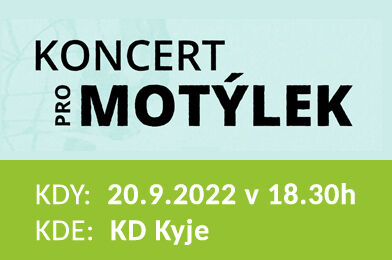 Zveme vás na benefiční koncert Motýlku